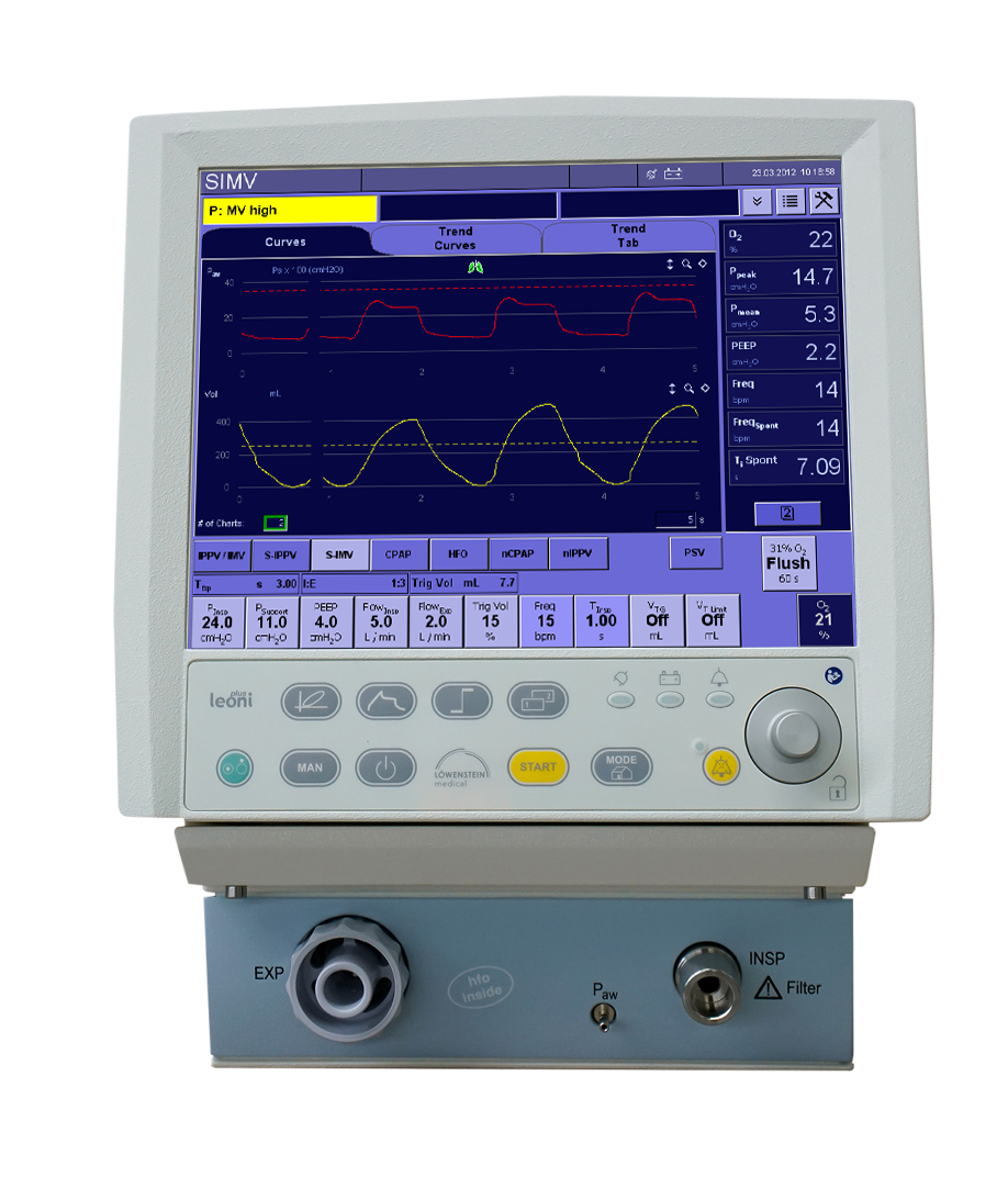 Leoni Plus HFO NEONATAL VENTILATOR